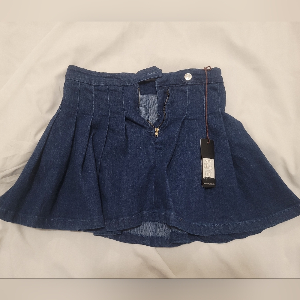 Forever 21 Dark Blue Mini Skirt
